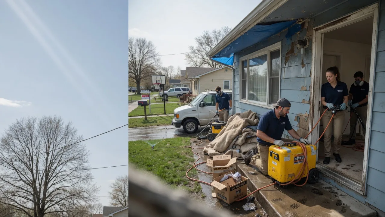 Basement Flood Cleanup in Eldena, IL near me